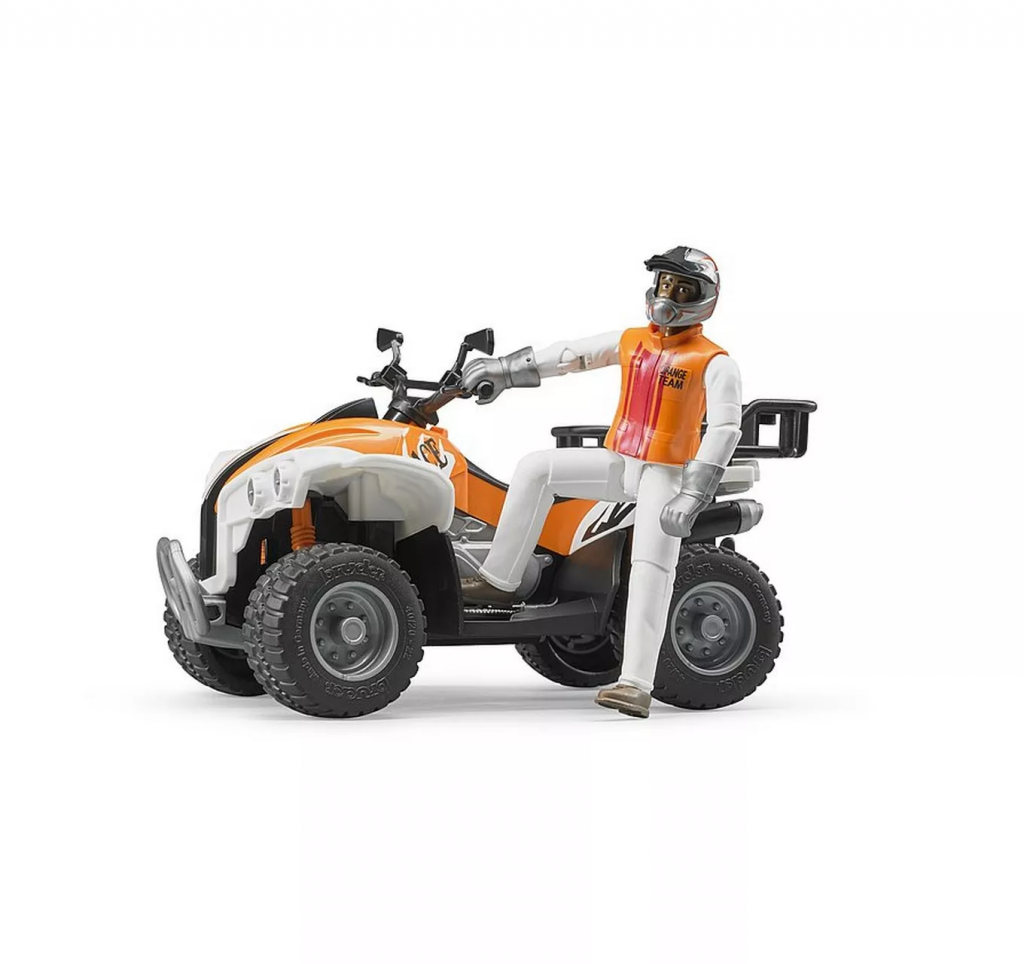 Quad Bike with Rider