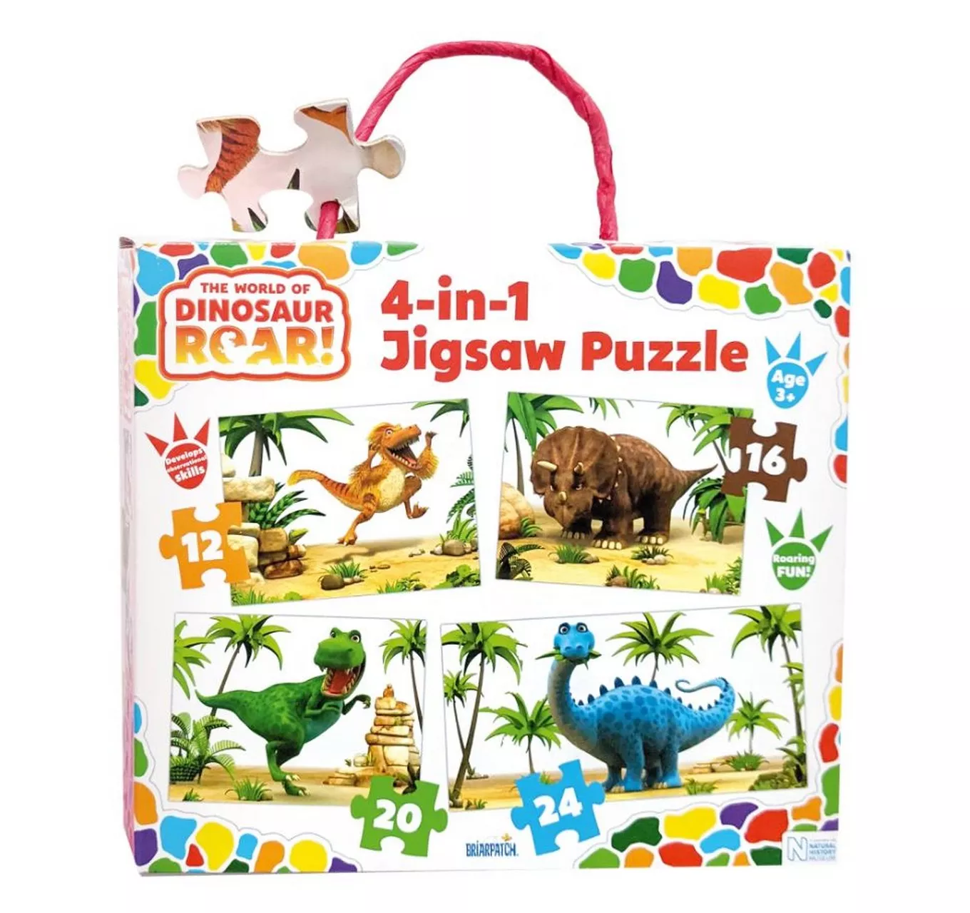 Dinosaur Roar 4 in 1 Puzzle