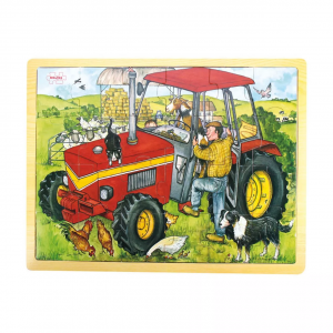 Tray Puzzle - Tractor 24pc
