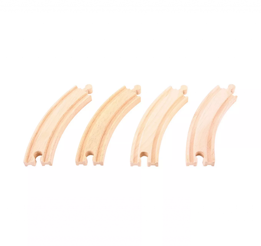 Long Curved Track 4pk