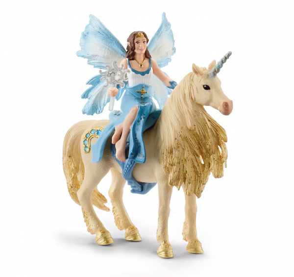 Eyela Riding On Golden Unicorn