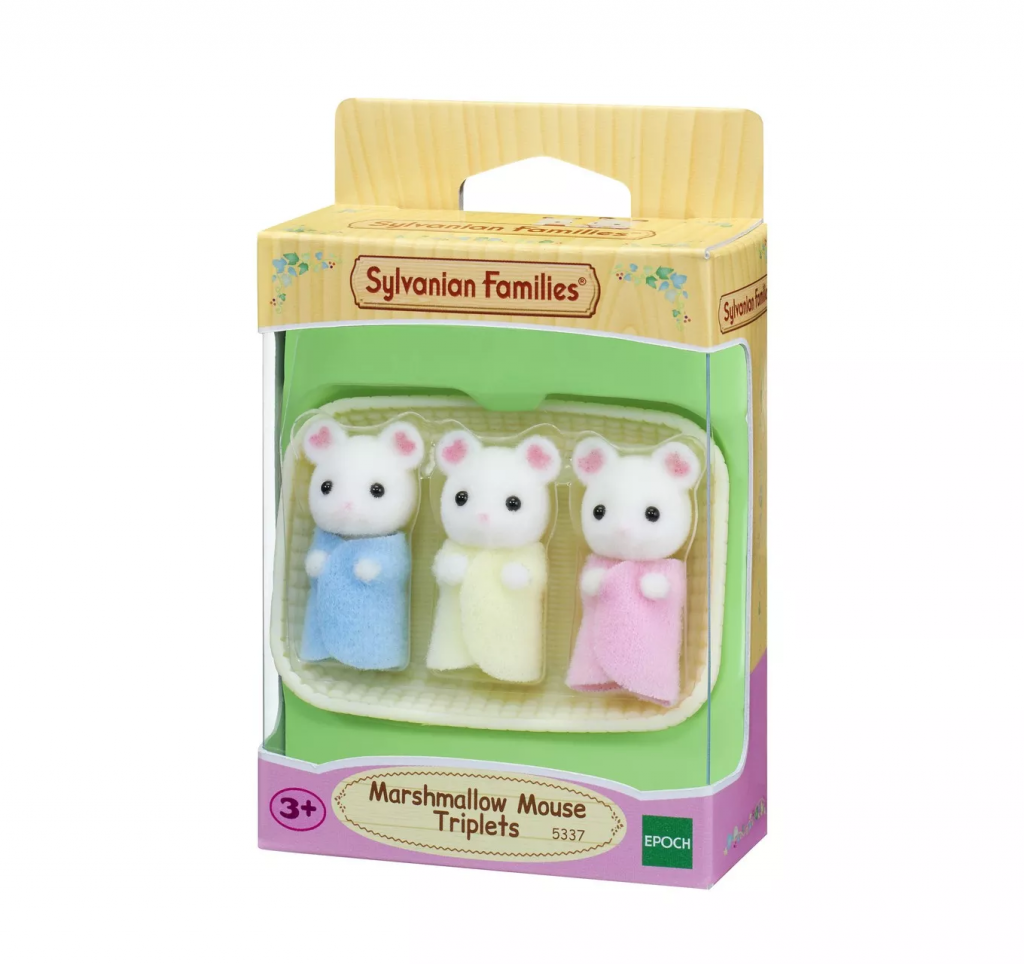 Marshmallow Mouse Triplets