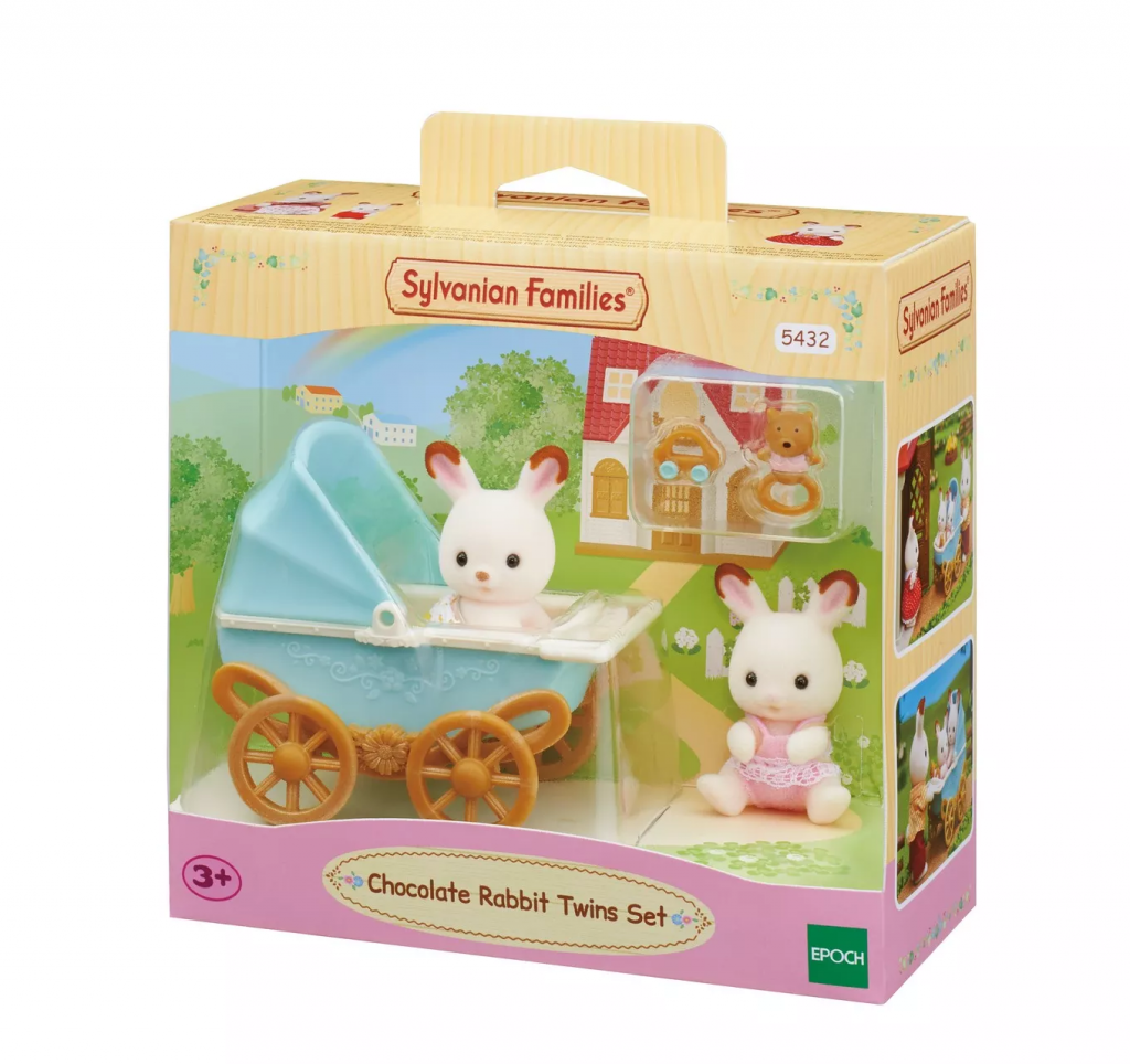Chocolate Rabbit Twins Set