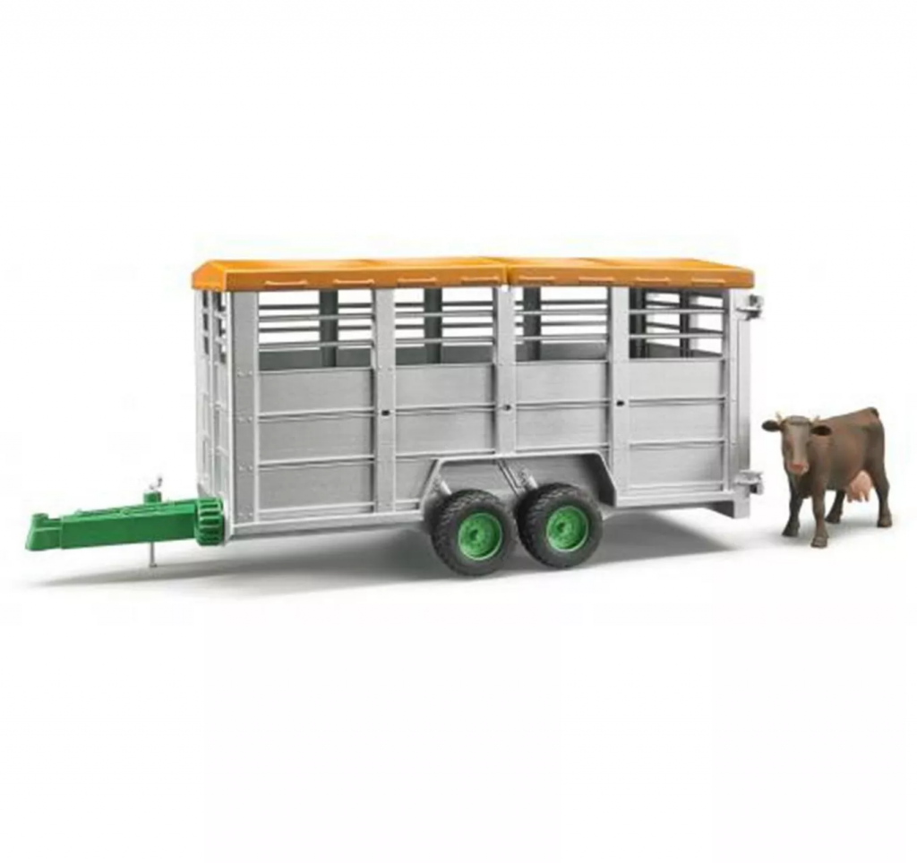 Cattle Transport Trailer + Cow