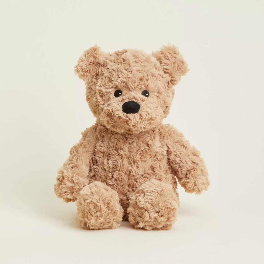 Warmies? Plush Brown Curly Bear Microwavable