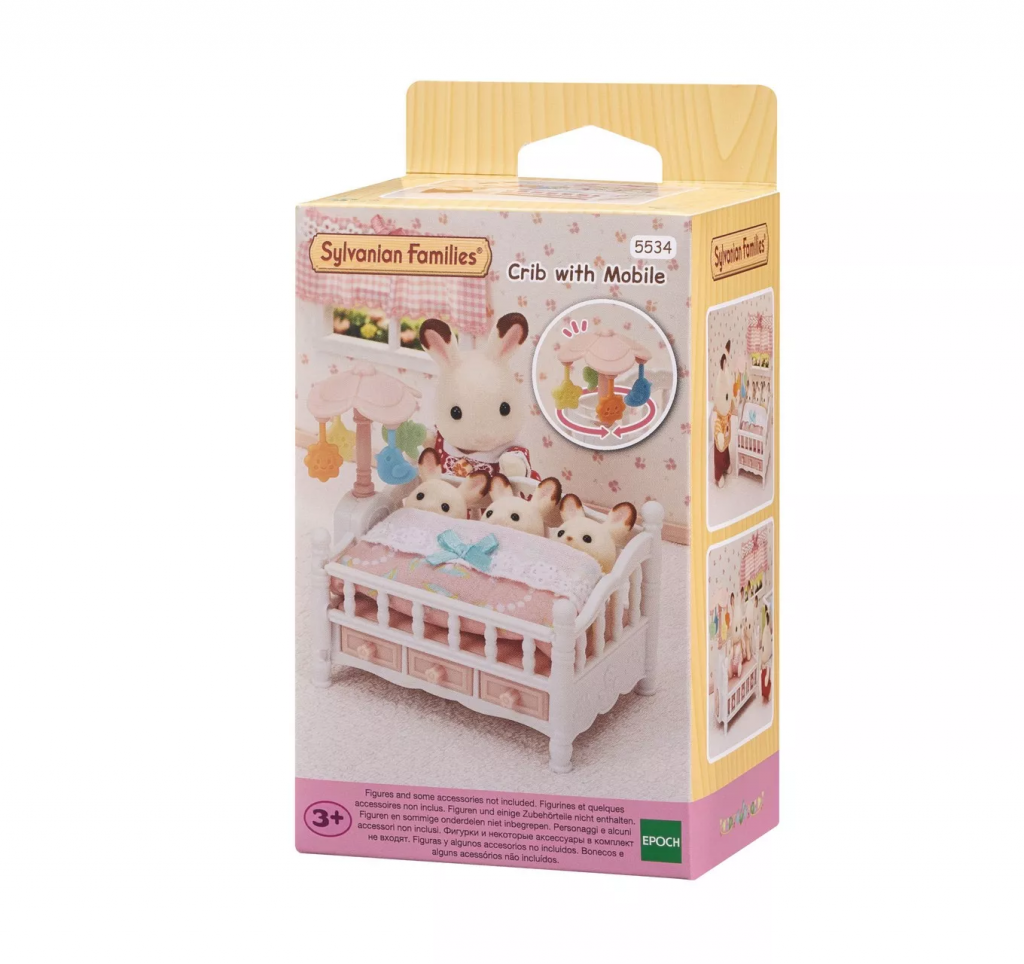 Crib with Mobile