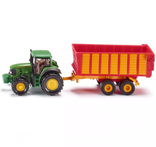 1:87 Claas With Silage Trailer