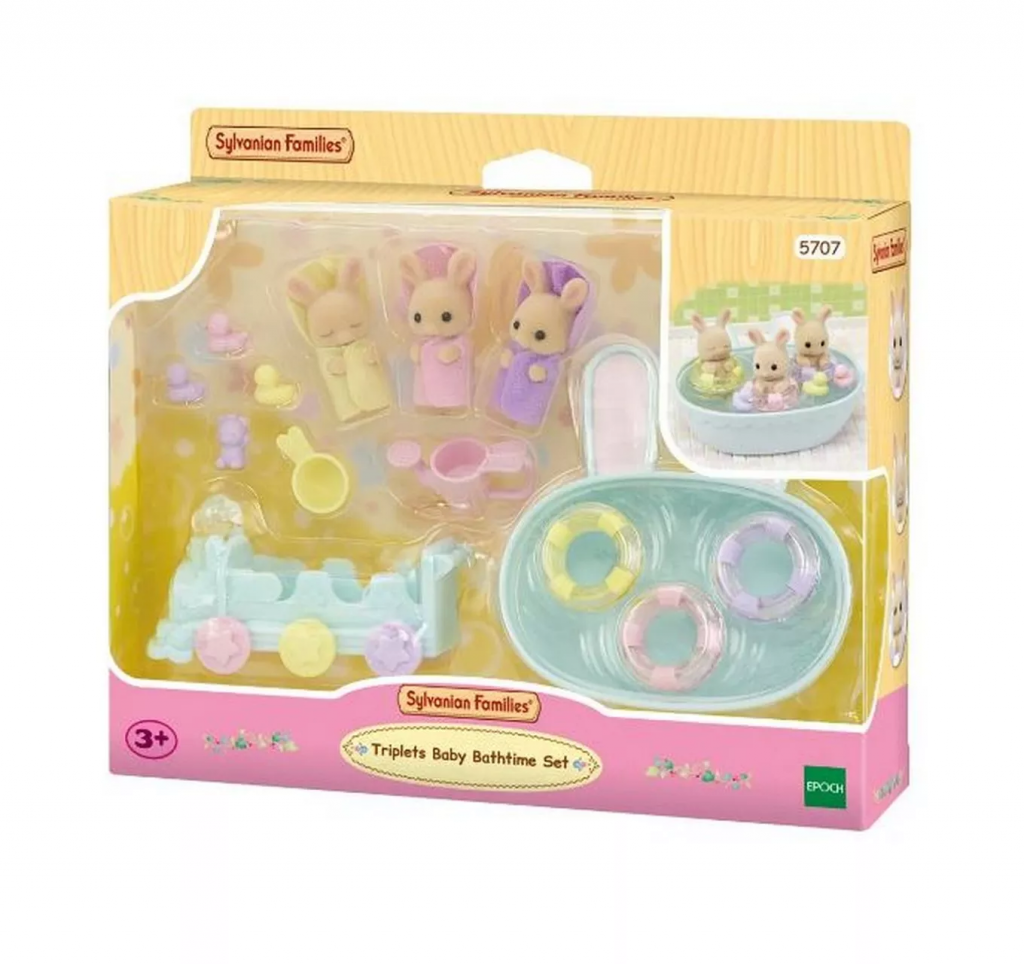 Triplets Baby Bathtime Set
