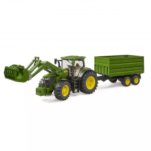 John Deere 7R 350 with Trailer