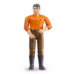Man, Light Skin, Brown Jeans