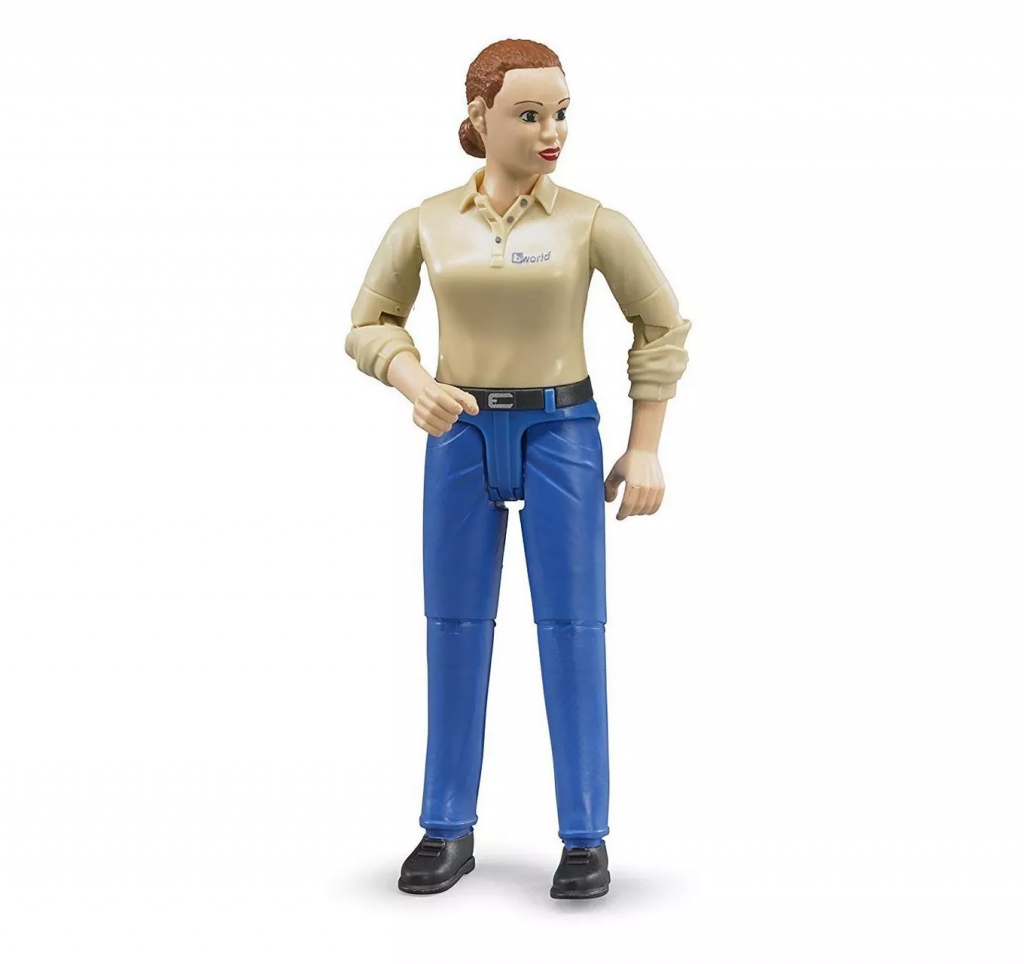 Woman, Light Skin, Blue Jeans