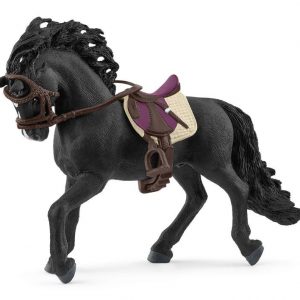 Pura Raza Espanola Stallion with Saddle & Bridle