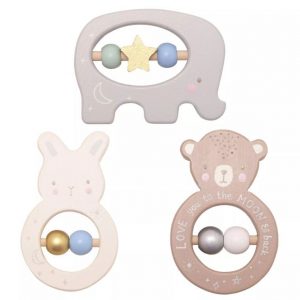 Bambino Wooden Animal Rattles - Each