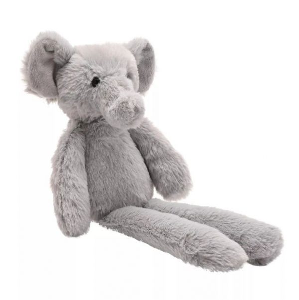 Nelly The Plush Long Leg Grey Elephant 35 cm