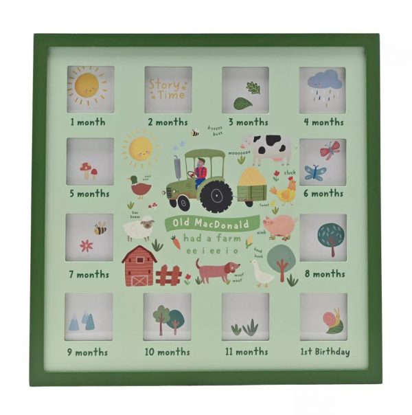 Story Time First Year Frame - Old MacDonald
