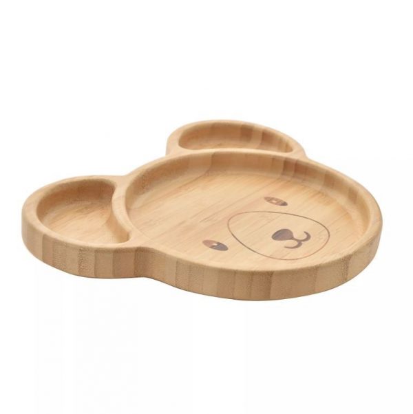 Bambino Bamboo & Silicone Bear Base Plate - Image 2