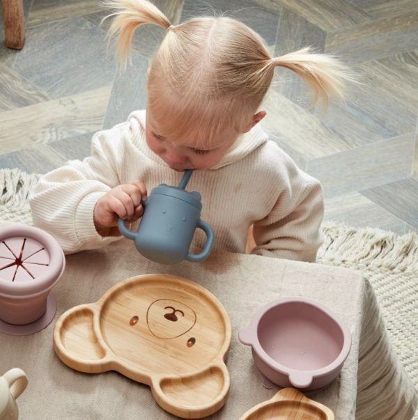 Bambino Bamboo & Silicone Bear Base Plate - Image 4