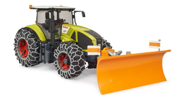 Claas Axion 950 with Snow Chains & Plough Blade - Image 2