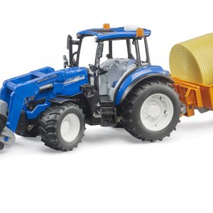 New Holland T5.120 with Loader & Transport Box