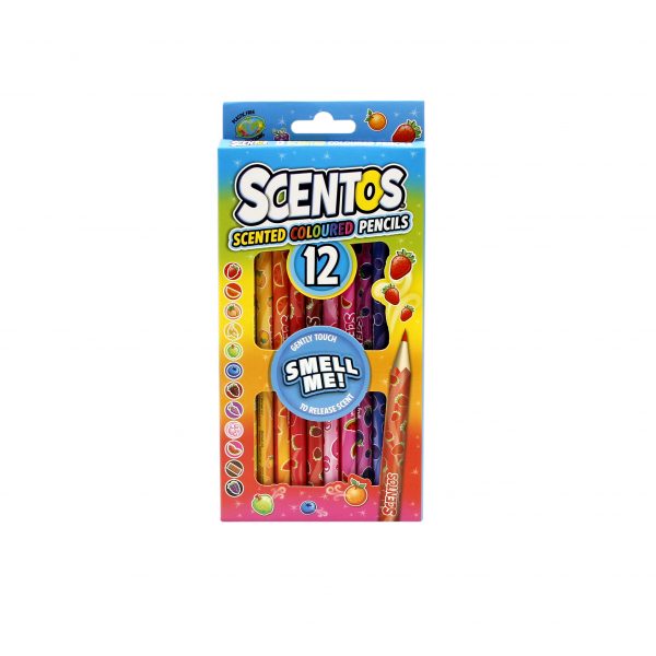 Scentos Colouring Pencils 12pk