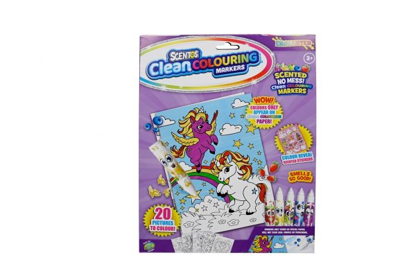 Scentos Clean Colouring Markers Enchanted
