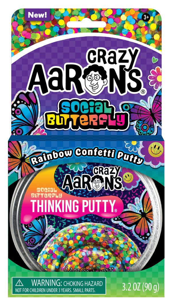 Trendsetters Social Butterfly Thinking Putty