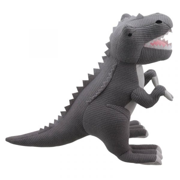 Knitted T-Rex Grey (L) - Image 3
