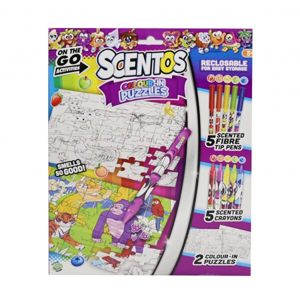 Scentos On The Go Junior Colour in Puzzles