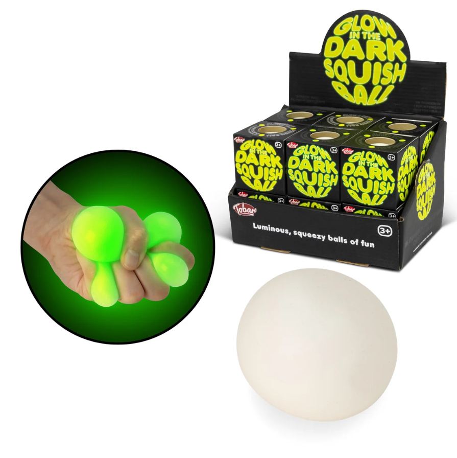 Scrunchems Glow in the Dark Squish Ball - Each