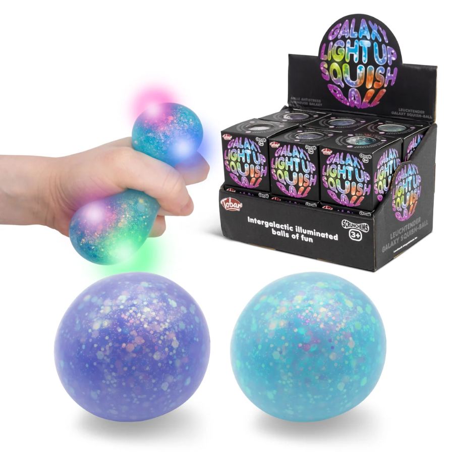 Scrunchems Galaxy Light Up Squish Ball - Each
