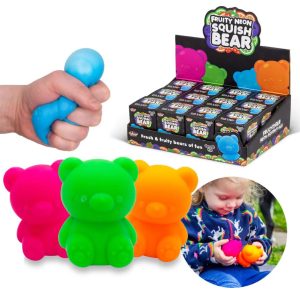 Scrunchems Fruity Neon Squish Bear - Each